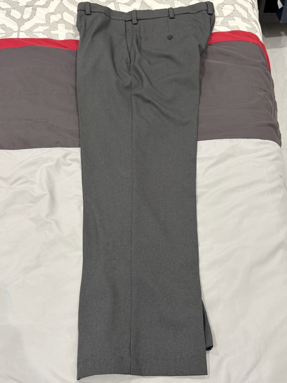 Men's Haggar 36x30 Gray Classic Fit, Cool Right Performance